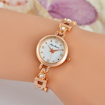 Point Diamond Bracelet Quartz Watch