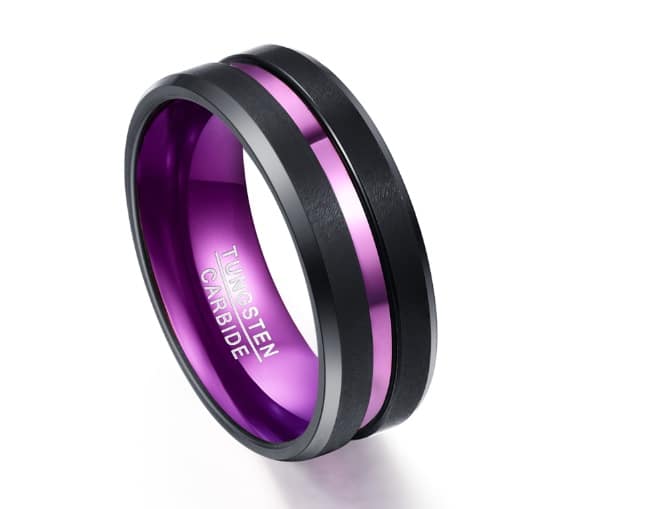Purple party ring