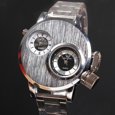 wristwatch alloy leather student Watch