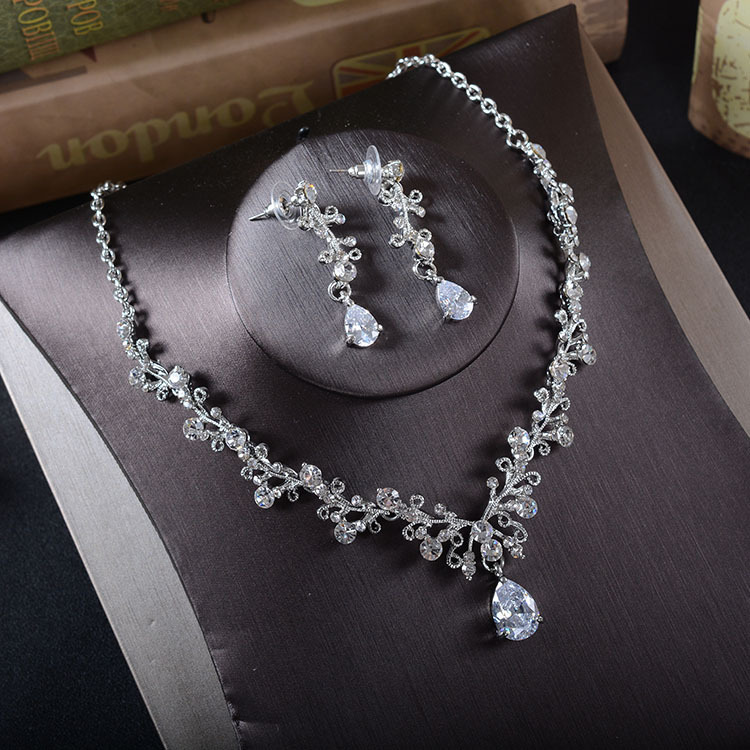 Korean bridal Rhinestone jewelry